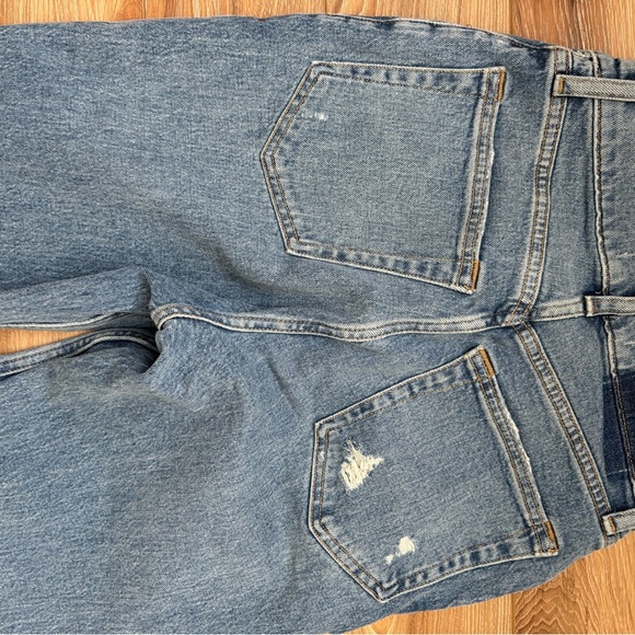 Abercrombie 90’s straight leg curve love ultra high jean - Picture 6 of 7